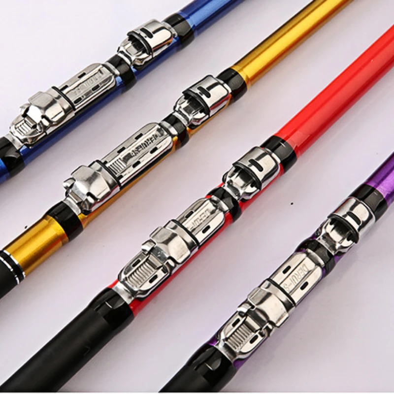 Rock Fishing Rod Small FRP Soft Tail  Portable Telescopic Short Joint Long Range Vara De Pesca Canne a Peche