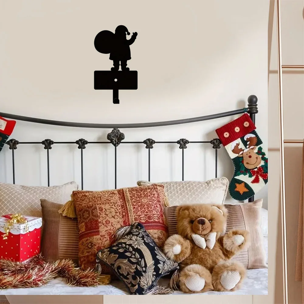 Прекрасный металлический держатель с крючком для рюкзака Santa — отлично подходит