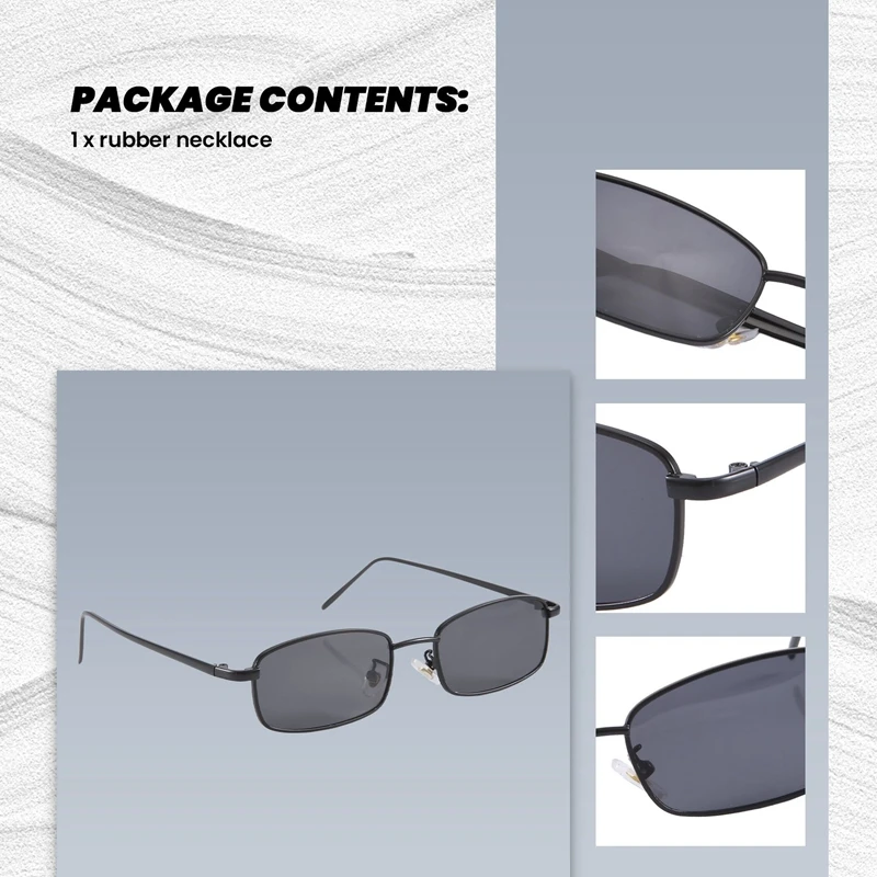 Винтажные солнцезащитные очки для женщин и мужчин прямоугольные маленькие в