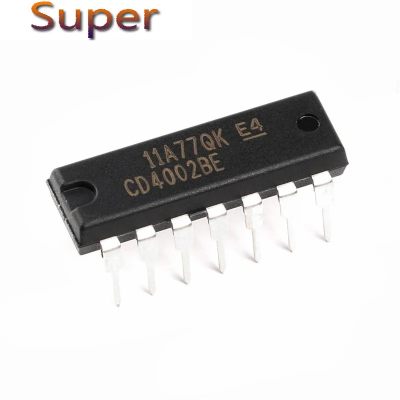 

10pcs/lot CD4002BE CD4002 DIP-14 In Stock