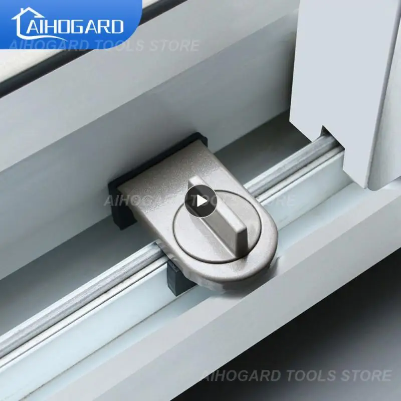 

Aluminum Alloy Sliding Door And Window Safety Lock Adjustable Security Door Locks Anti-theft Protection Lock Home Safety Latches