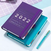 2022 a5 planner english version agenda notebook journal notepads diary agenda planner for students school office home supplies