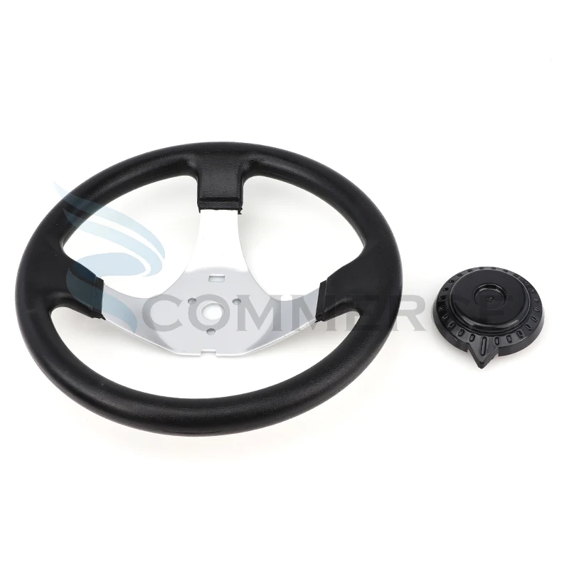 300MM Steering wheel With Cap Assy Fit For DIY Go Kart Buggy Karting ATV UTV Quad Bike Accessories