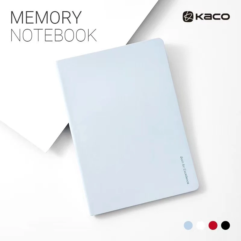 

KACO A5 Portable Notebook planner блокнот Student Quality Stationery Superior PU Blank/Grid/Horizontal Line Diaries Notebooks