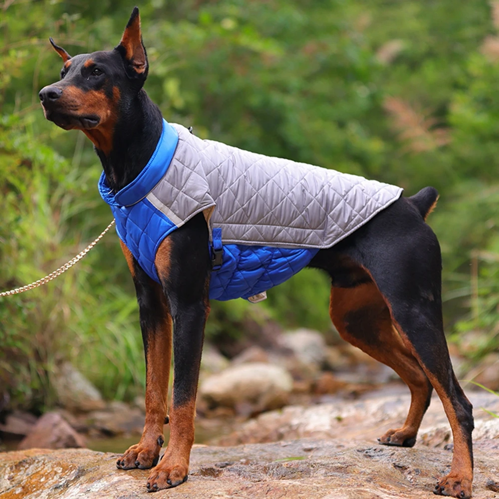 

Женское теплое пальто для холодной погоды, зимняя куртка для собаки, ветрозащитная теплая куртка для щенка, для маленьких, средних и больших собак