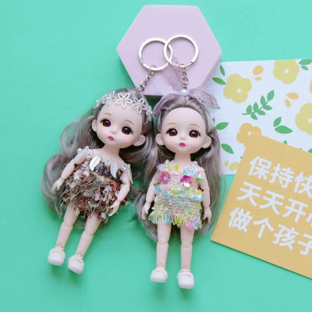 Милый мультяшный кукла-принцесса кулон брелок 13 подвижные шарниры сумка Kawali