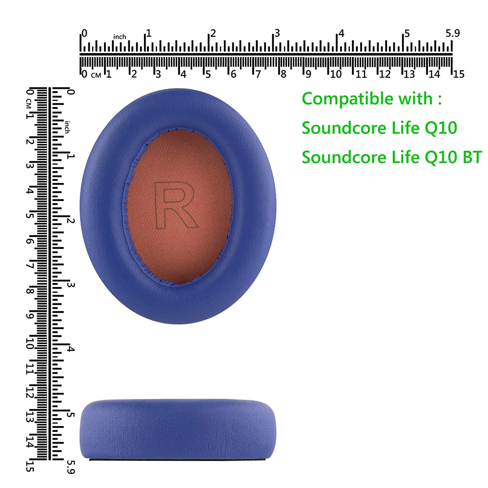 Сменные амбушюры 1Par из Протеиновой кожи подушечки для наушников Anker Soundcore Life Q10 BT