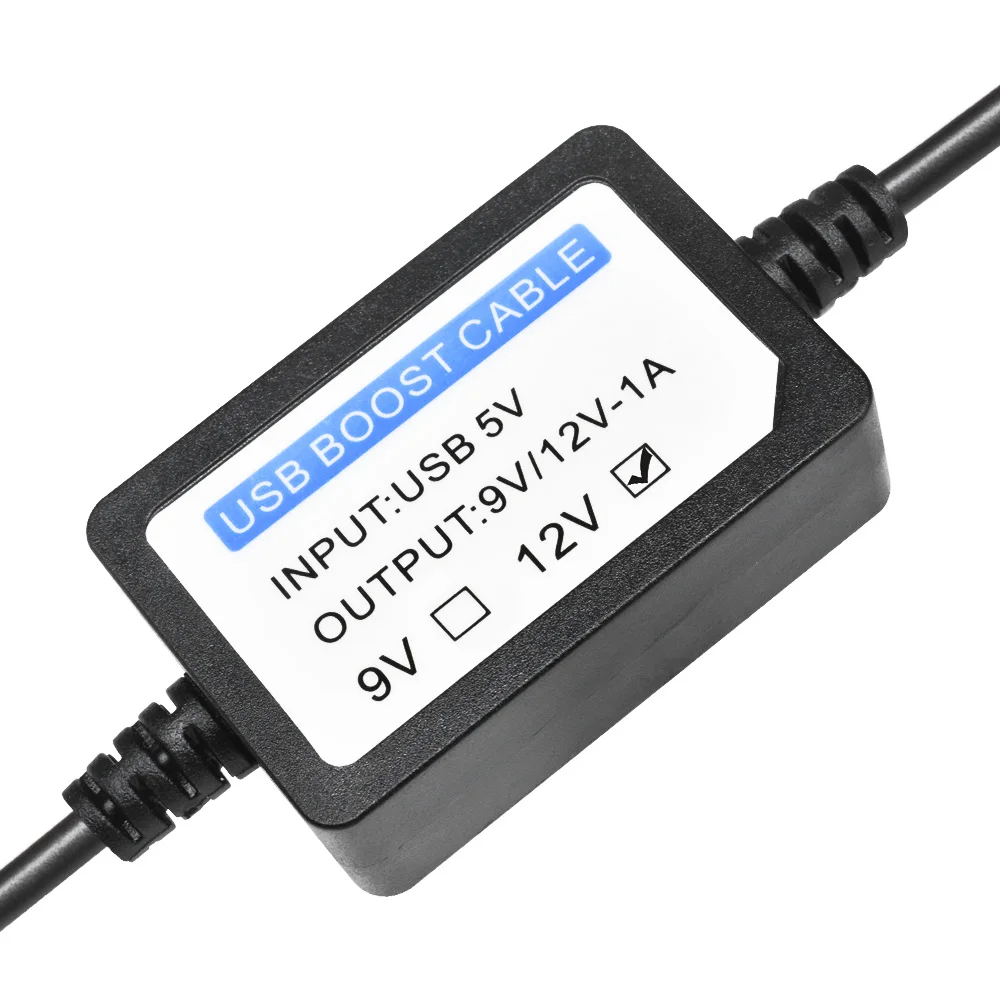 1 шт. USB-кабель для повышения напряжения мобильный кабель питания от 5 В до 12 м