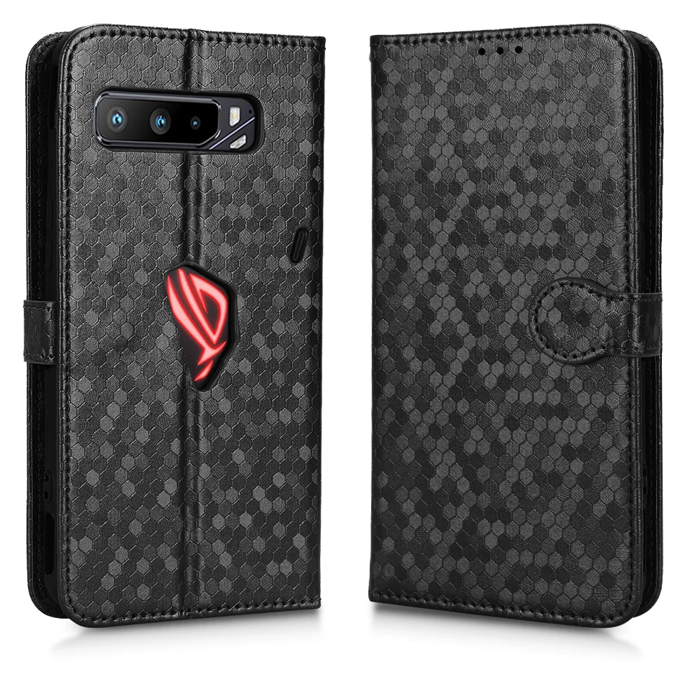 Флип-чехол для Asus ROG Phone 3 Strix ZS661KS, чехол-кошелек для Asus ZS661KS ROG3 I003DD, кожаный магнитный Роскошный чехол для телефона, чехол s