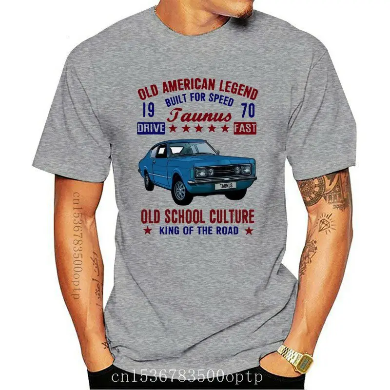 

Camiseta VINTAGE de TAUNUS 1970 - 2021 хлопок, Новинка