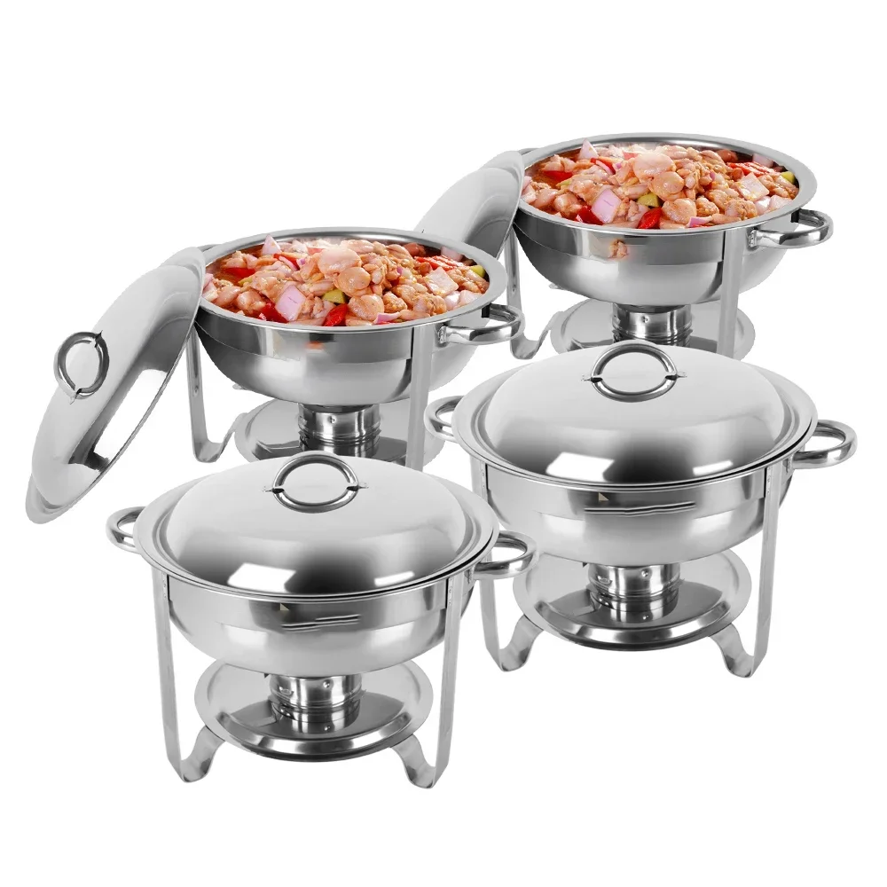 5L-1*4 соло lavabo conjunto de Redondo acero inoxidable hornillo para bufet жаровня круглая буфетная плита