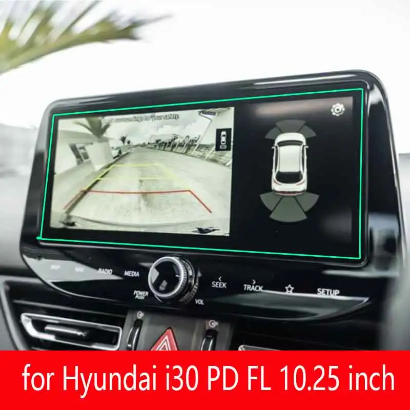 

Tempered Glass Screen Protective Film For Hyundai i30 PD FL 10.25 inch Car GPS Navigation 2020 2021 year Auto Spare Parts