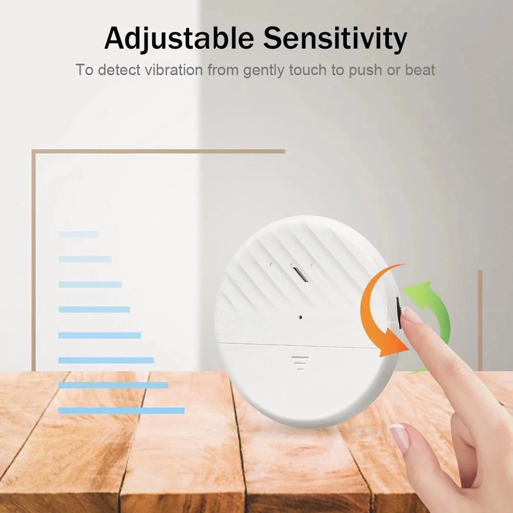 ELECTOP 125 дБ датчик вибрации двери окна сигнализация беспроводная защита дома от