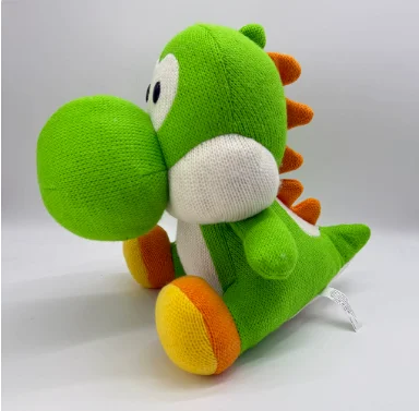 Фото В наличии: Плюшевая игрушка Super Mario Yoshi, плюшевая кукла, сувенир по мотивам игры, милая коллекционная фигурка для дома, подарок на день рождения для влюбленных. №3