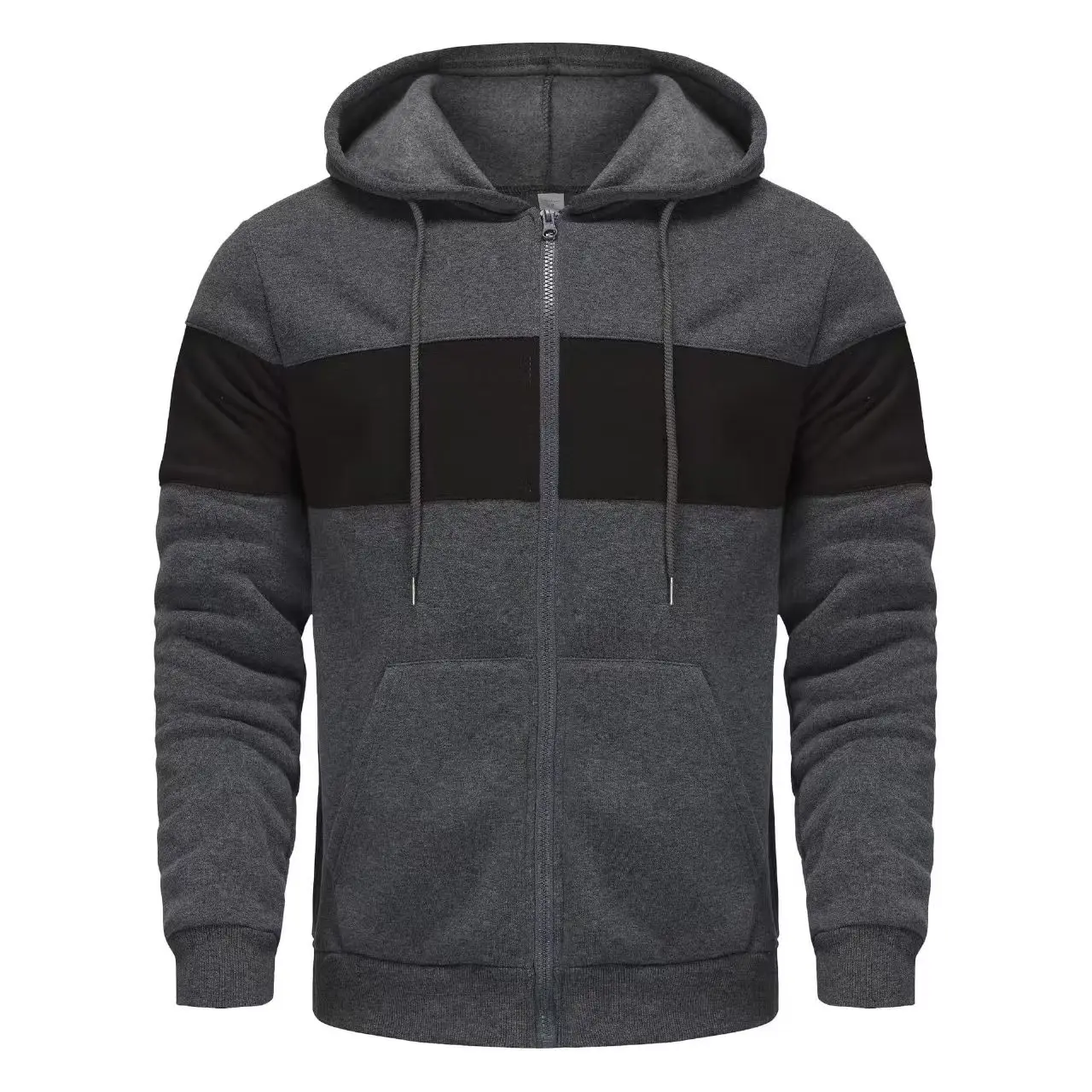 Мужские толстовки с длинным рукавом дизайн на молнии толстовка капюшоном для