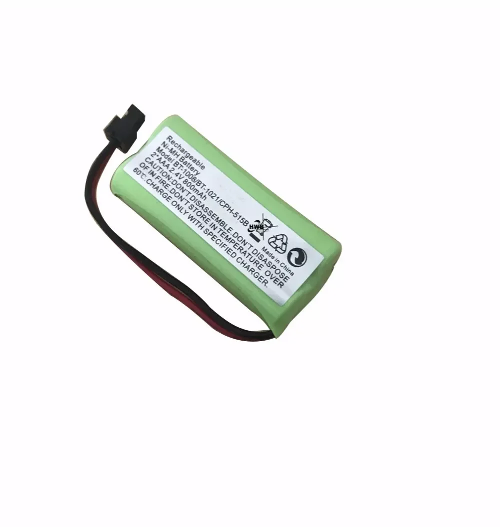 

2.4v 800mAH Ni-MH Rechargeable Battery For Uniden BT-1008 BT-1016 BT-1021 BT-1025 BT1021 BT1025 CPH-515B