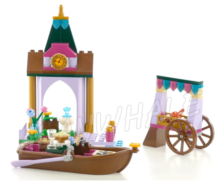 128 шт. Детский конструктор Принцесса королевская