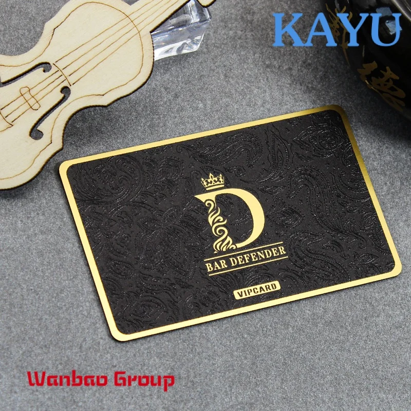 

Carte De Visite Double Side Hot Stamping Printing Name Membership Plastic VIP Gift Cards PVC Business Card