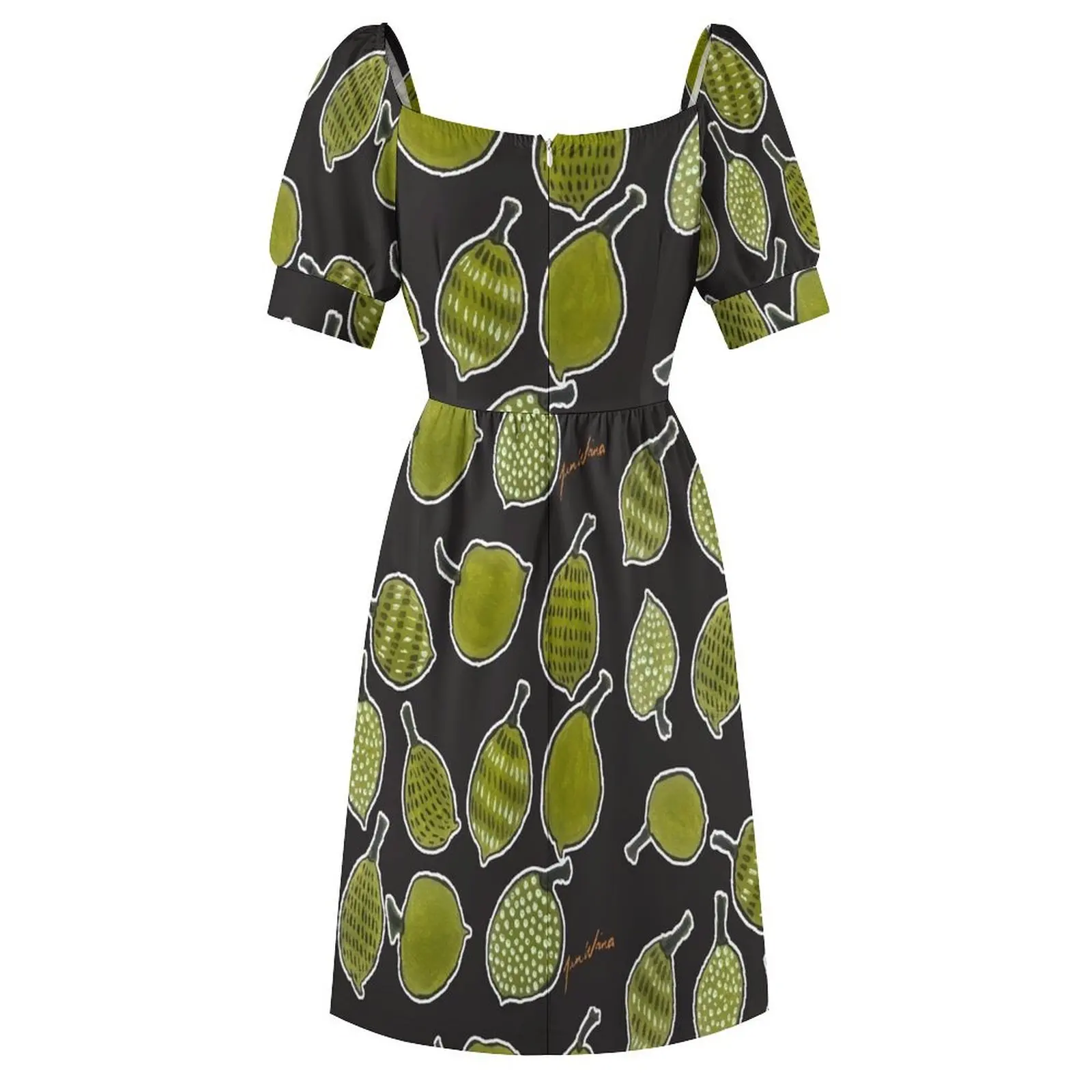 Jumulu - Boab орехи платье с короткими рукавами бандажное церемониальные платья