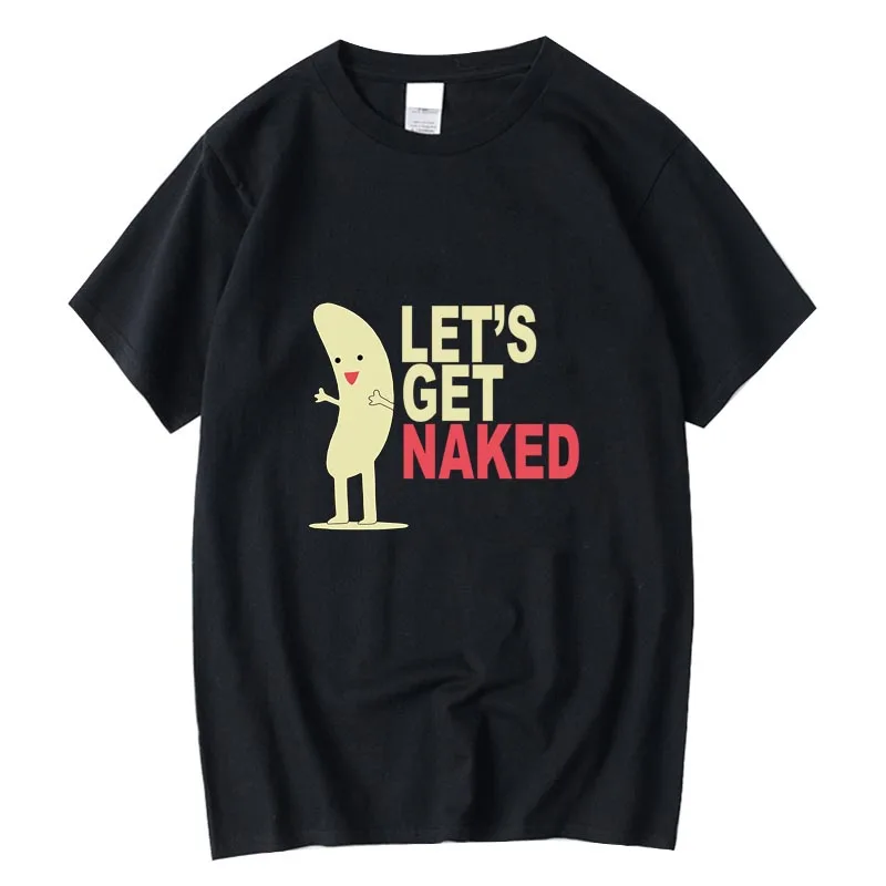 

Men's T-shirt High Quality 100% cotton short sleeve funny banana print loose t-shirt o-neck cool men t-shirt loose tees tops