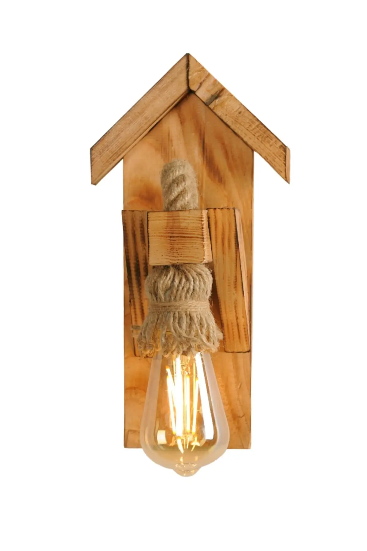 Рисунок 2 - Деревянная настенная лампа