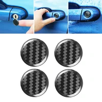 4auto lock protection stickers decoration carbon fiber keyhole stickers automotive interior stickers