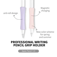 soft grips silicone holder for apple pencil 1st and 2nd %e2%80%8btouch screen pen grip protective stylus cover anti scratch non slip