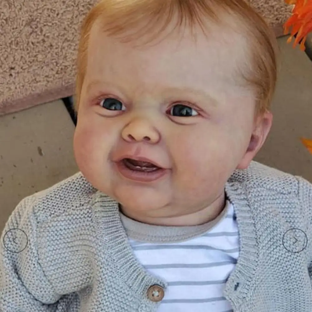 

24inch Reborn Kodi Stats Dolls Kit Soft Real Unfinished Eyes Dolls With Parts Freshes Unpainted Color T1F0