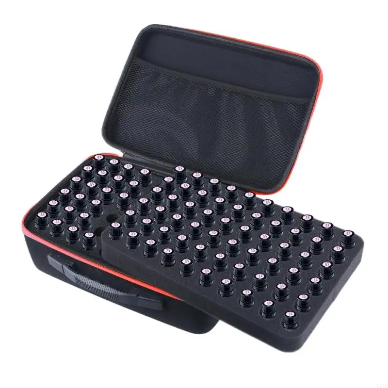 Фото T21C Eving Oil Case для 120 бутылок 5-10 мл роликового хранения сумки для хранения роликов Eva. №2