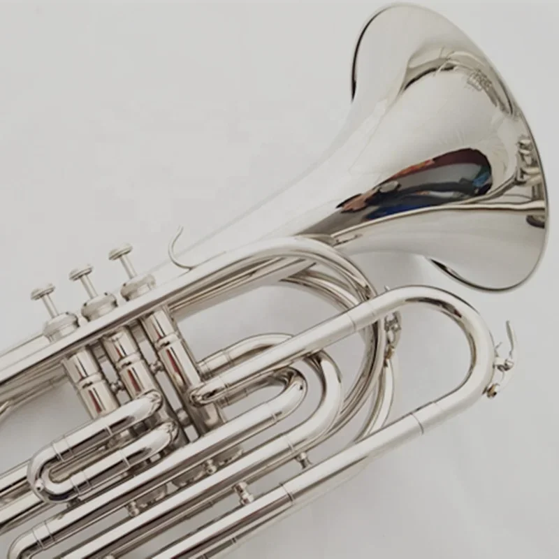 Weifang Rebon Никель Серебро Bb Ключ Маршевый Тромбон