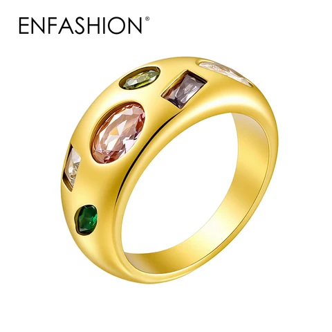 ENFASHION Кольцо из нержавеющей стали для женщин