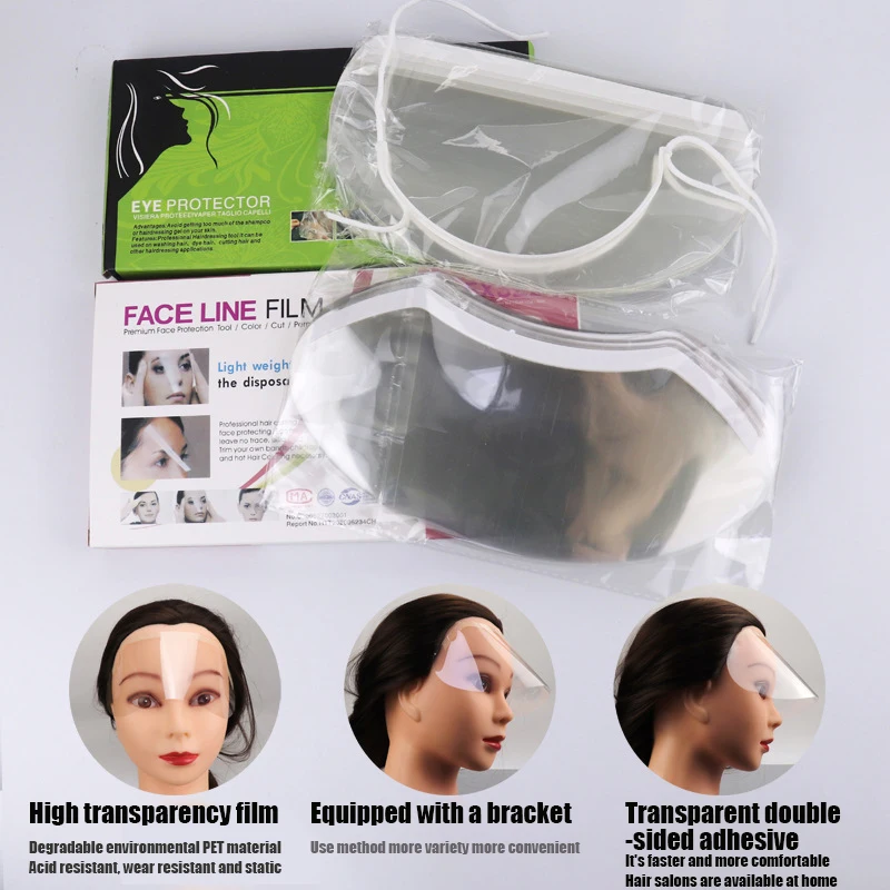 TCMHEALTH 50 шт. парикмахерские лицевые блокирующие челки наклейка одинарная