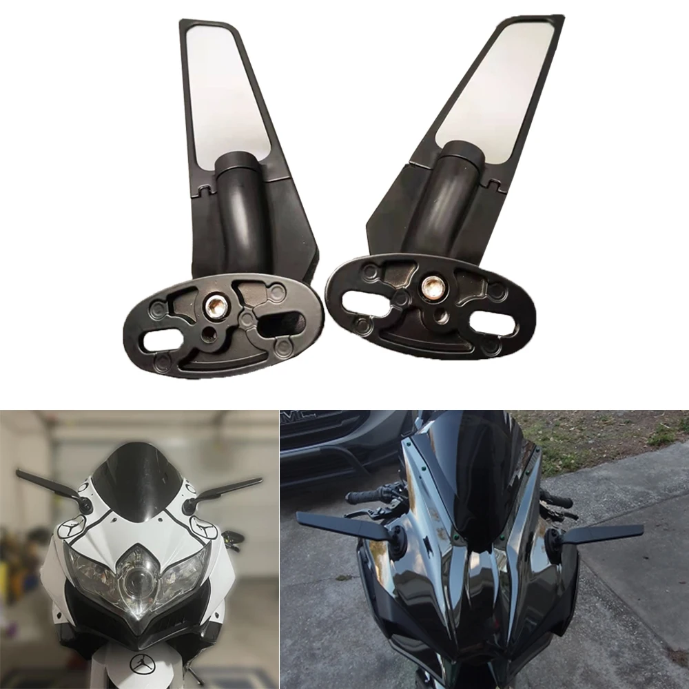 

REALZION GSX1300R GSX650F Modified Motorcycle Wind Wing Adjustable Rearview Mirrors For Suzuki GSXR600 GSXR GSX-R 600 750 1000