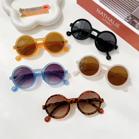 2022 boy girl fashion round sunglasses children kids vintage square polarized sunglasses unisex uv400 protection sun glasses