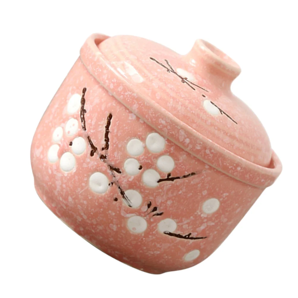 

Bowls Bowl Soup Stew Pot Lidmelamine Japanese Ceramic Cup Baking Birdmiso Dessert Rice French Tea Loose Jars Kitchen Canister