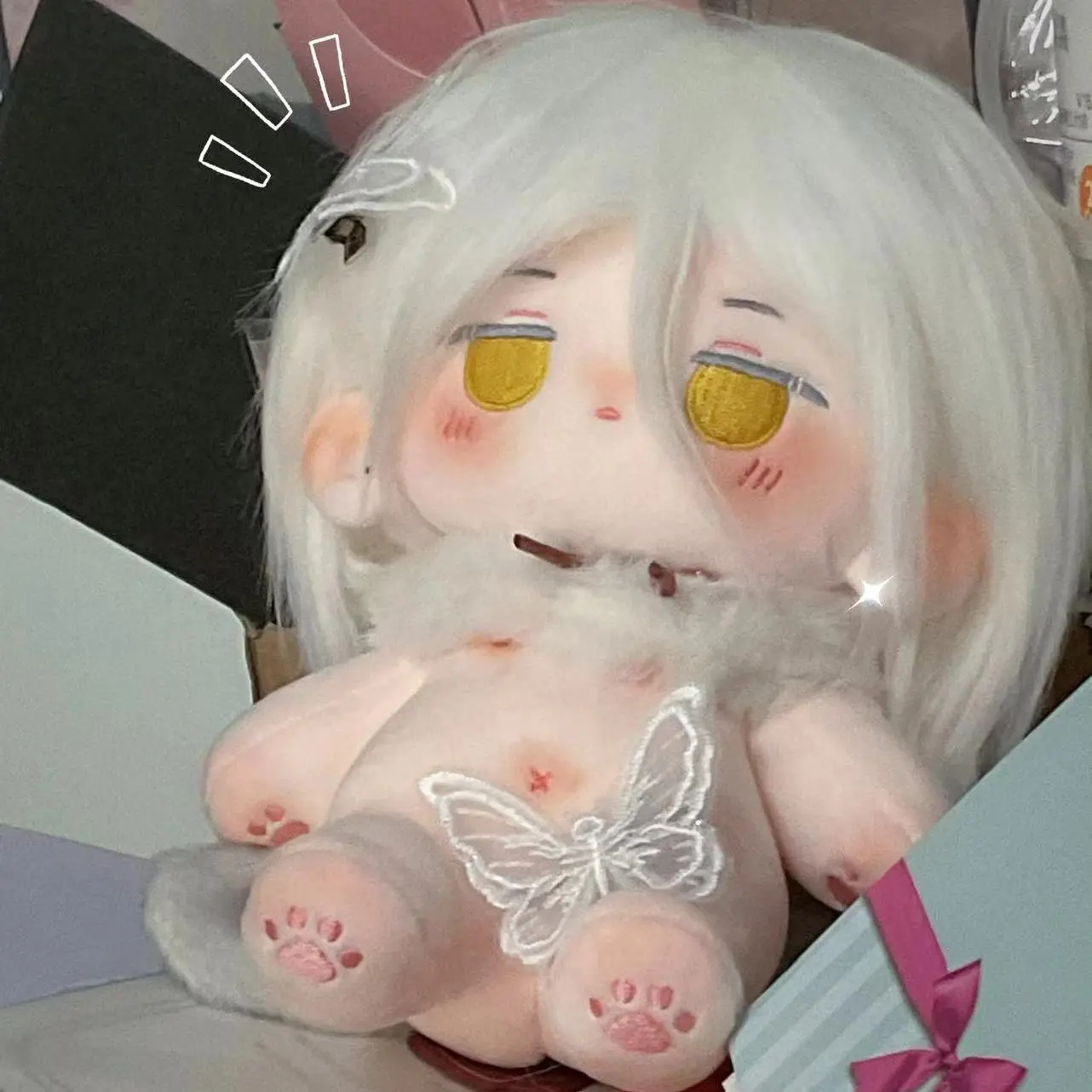 

Original Game Light and Night Sariel 20cm Plush Cotton Stuffed Doll Change Clothes Soft Plushie Toy Cosplay Kawaii Birthday Gift