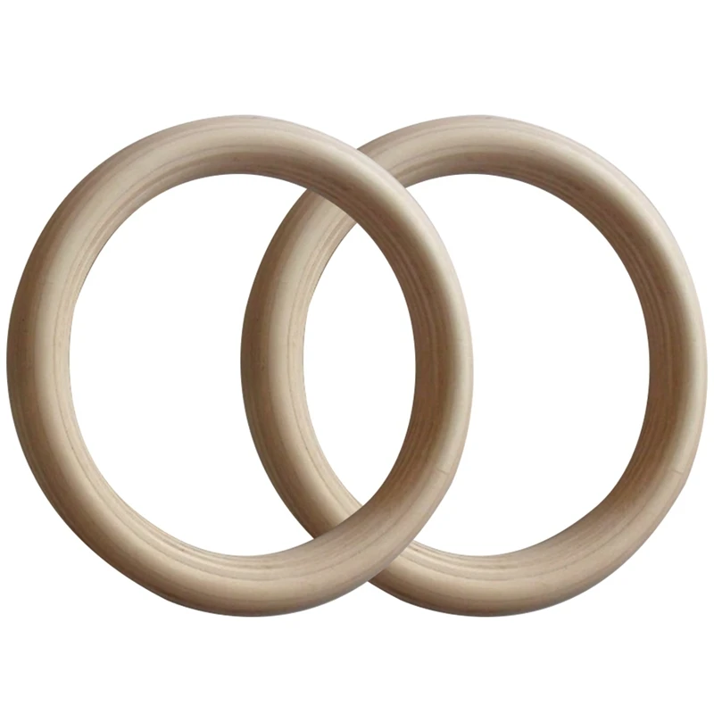 

Gymnastics Fitness Supplies 1 Pair Wooden Gymnastics Rings Birch Rings 28mm for Fitness Rhythmic Gymnastics