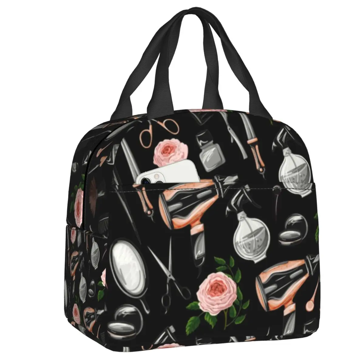 

Парикмахерская Подарочная сумка для обеда на заказ, мужская и женская Термосумка, изолированные Ланч-боксы для студентов