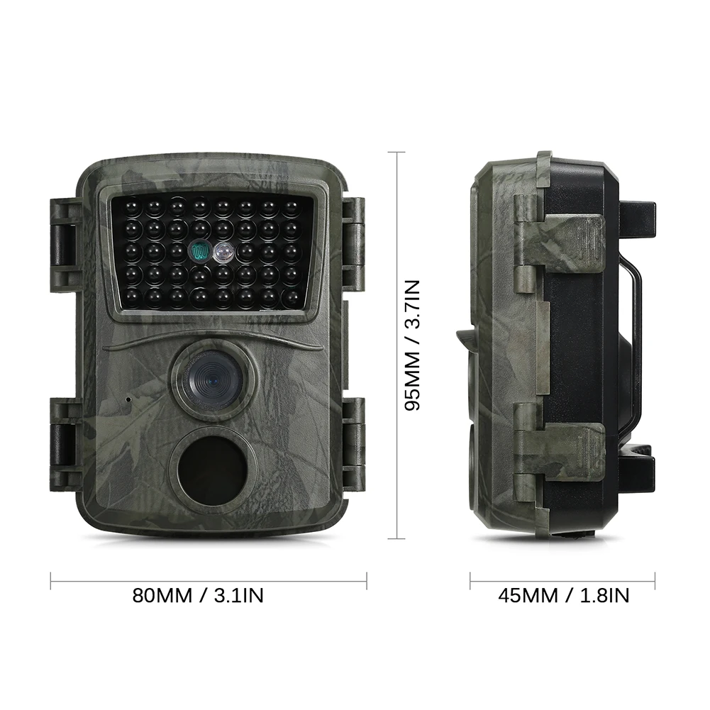 

Hunting Camera With User Manual 12MP 1080P 5 Pins USB 2.0 Trail Camera Wildlife Scouting 2023 New High Quality