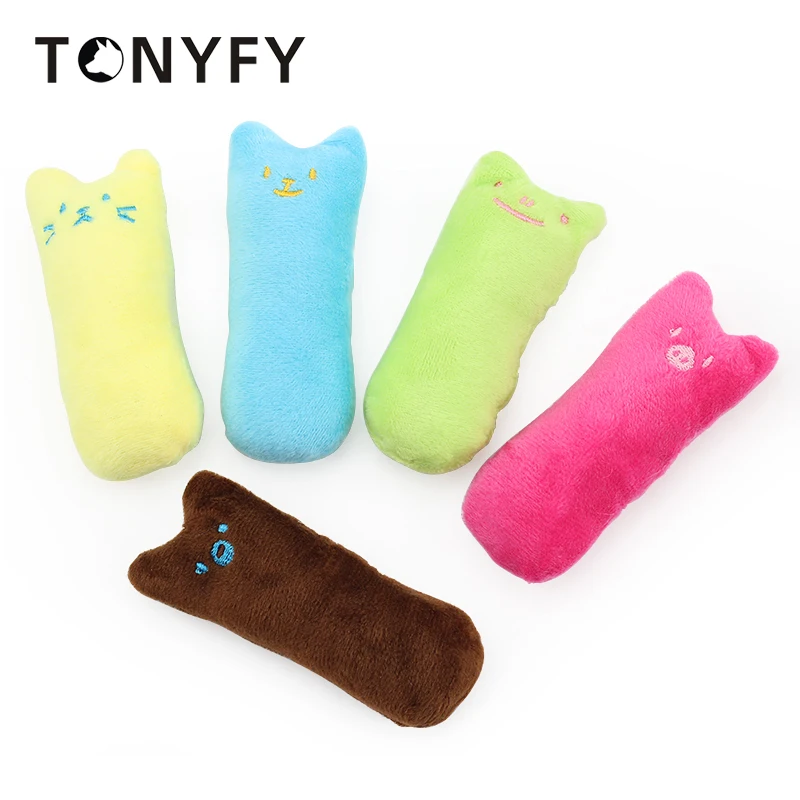 

Pet Products Cute Plush Animal Toy with Catnip Kitten Chew Cleaning Teeth Playing Catch Interactive Games Cats Toys Supplies