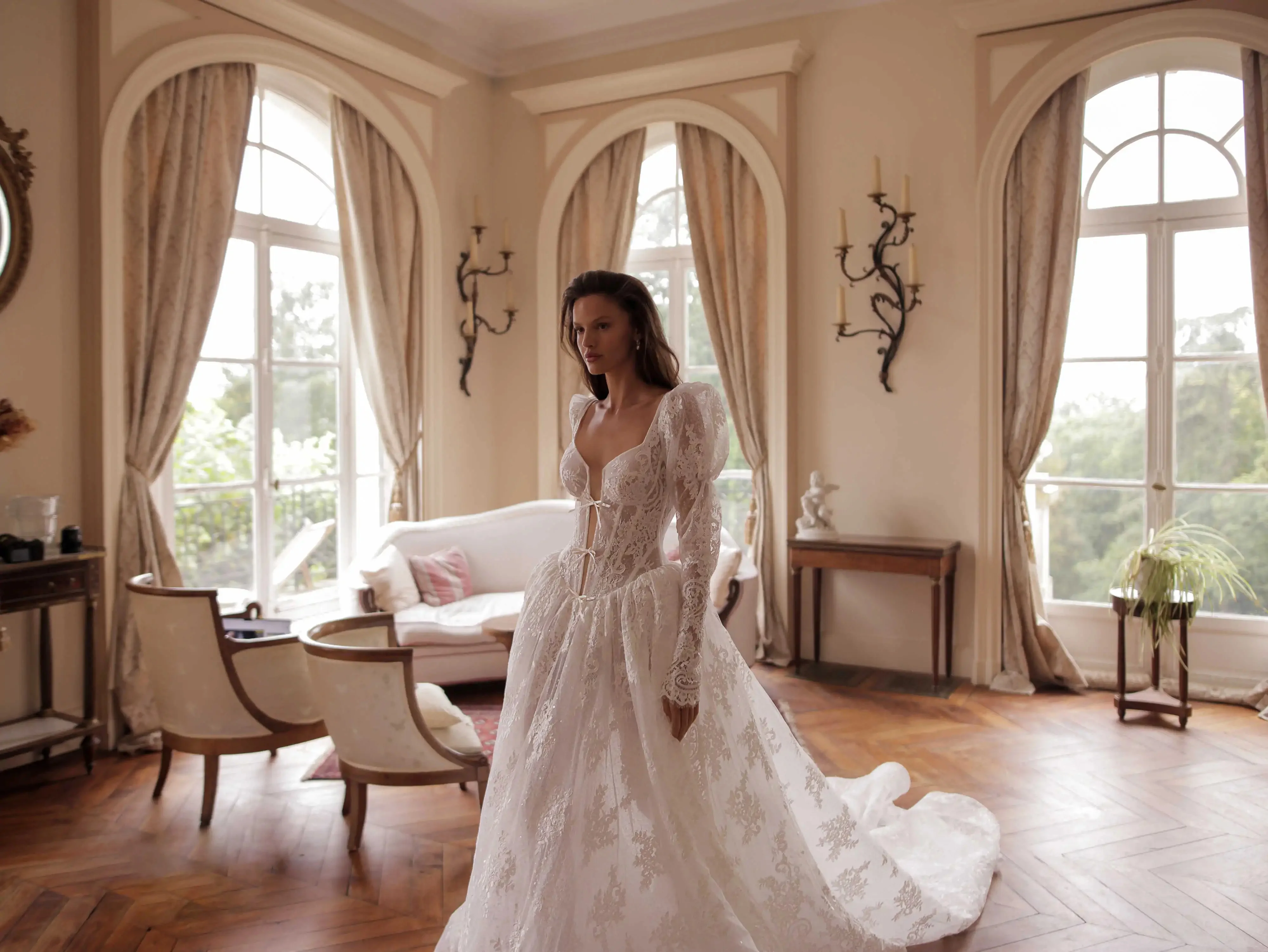 Vestido De Novia Corte Princesa Кружевное свадебное платье Платья 2025 Роскошный корсет с