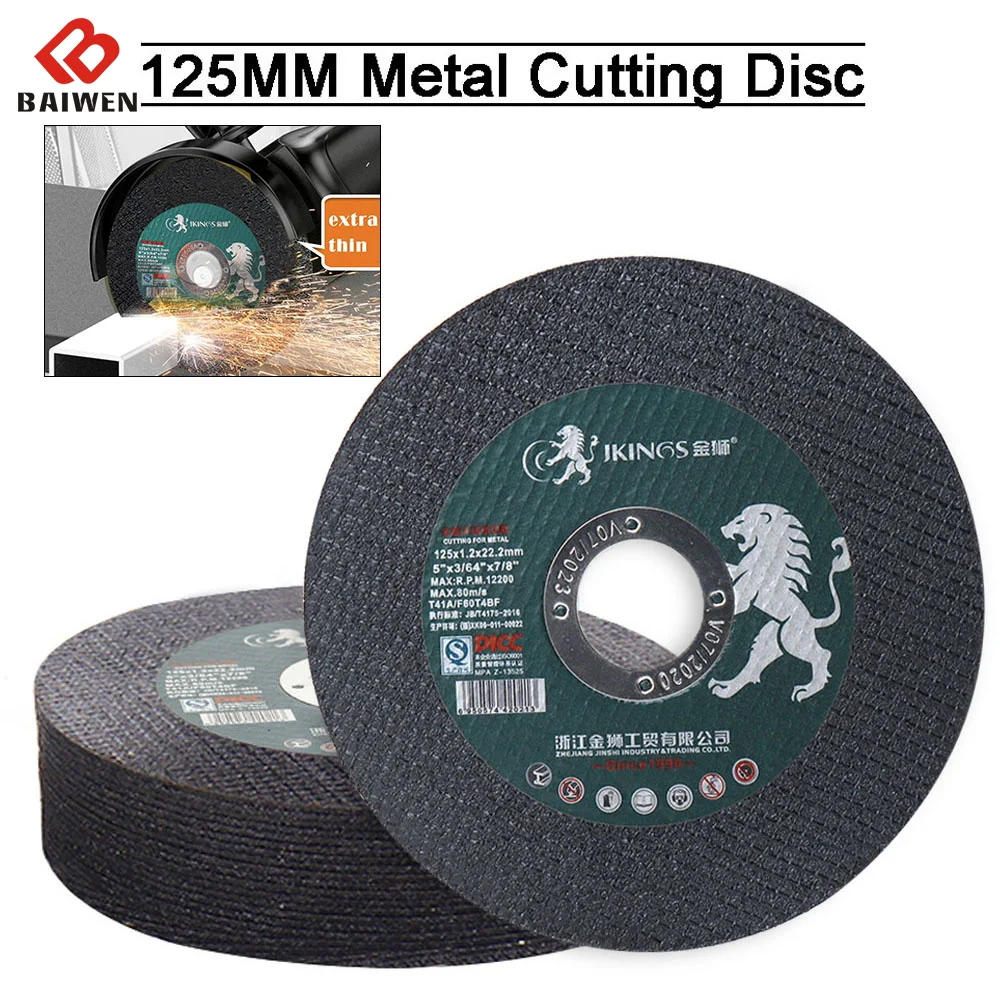 125mm Cut Off Wheels Metal Cutting Discs 5inch For Angle Grinder Grinding Discs Wheels 50Pcs Resin Stainless Steel for Metal