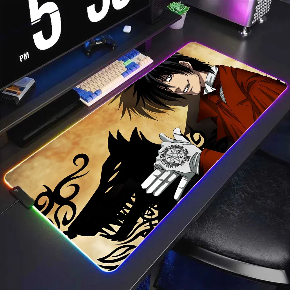 1 шт. коврик для игровой мыши H-Hellsing XXL RGB