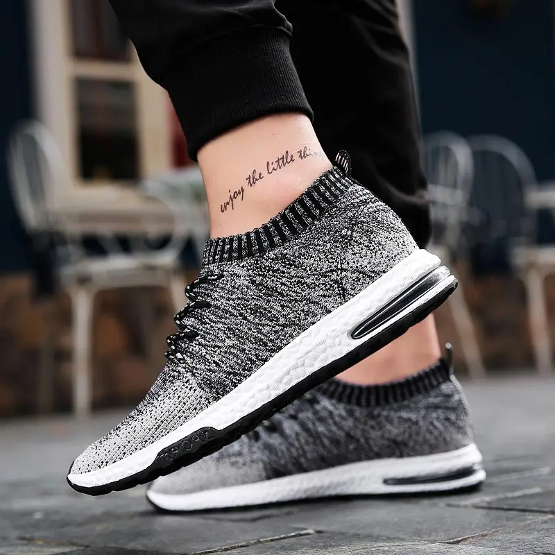 

breathable white Black man sneakers brands Sport man sneakers tenis 48 Running shoes winter sports man shoes basket