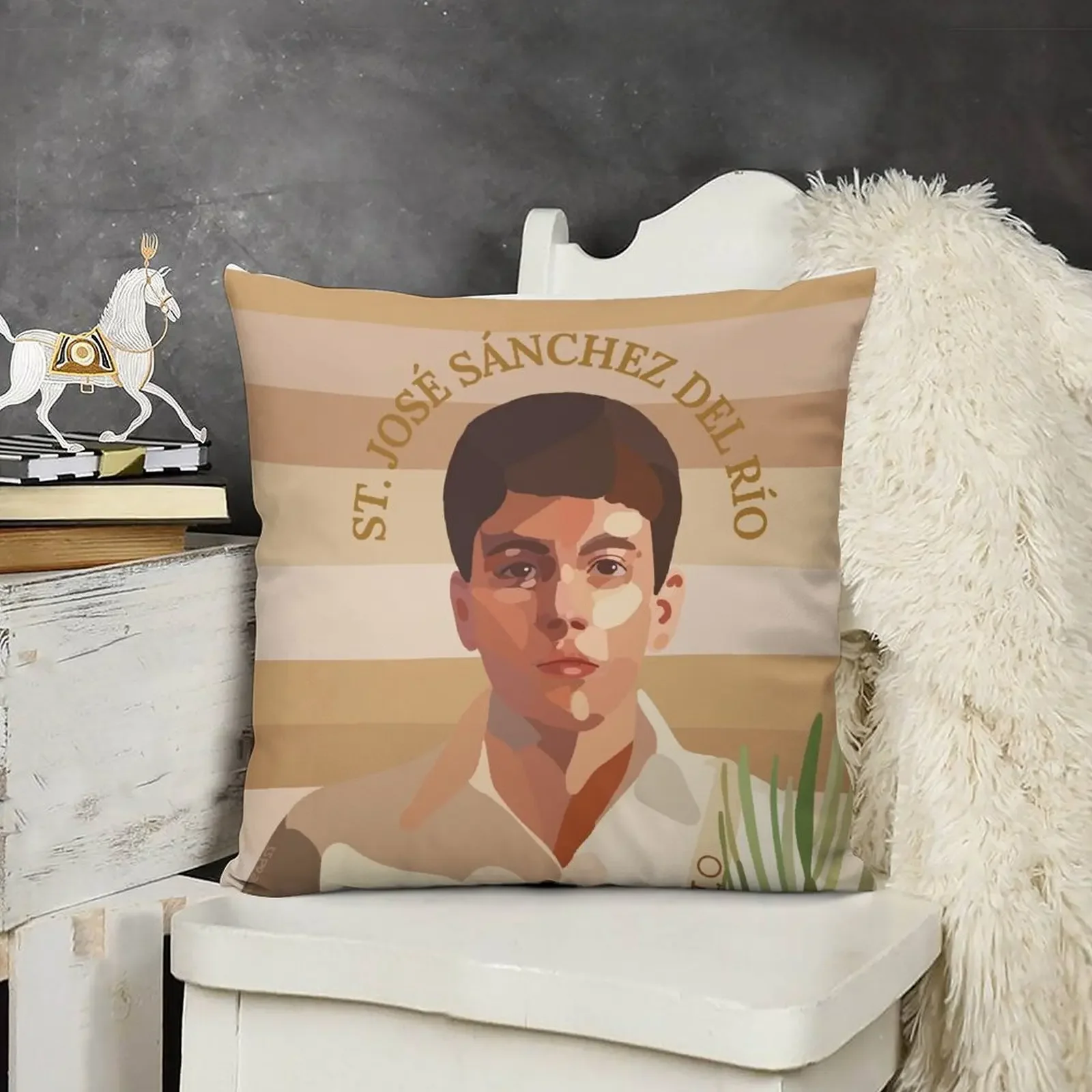 Св. Хосе Санчес Дел Рио декоративная подушка Чехлы для гостиной Рождественские