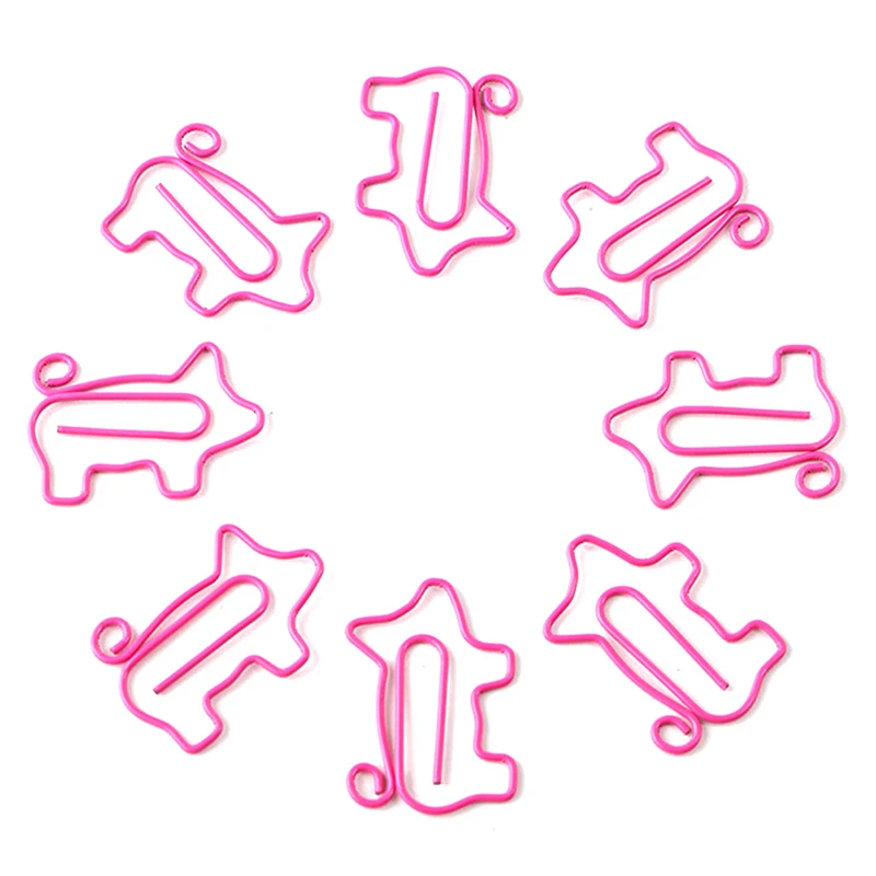 

10 шт./набор, закладка для бумаги в виде животных