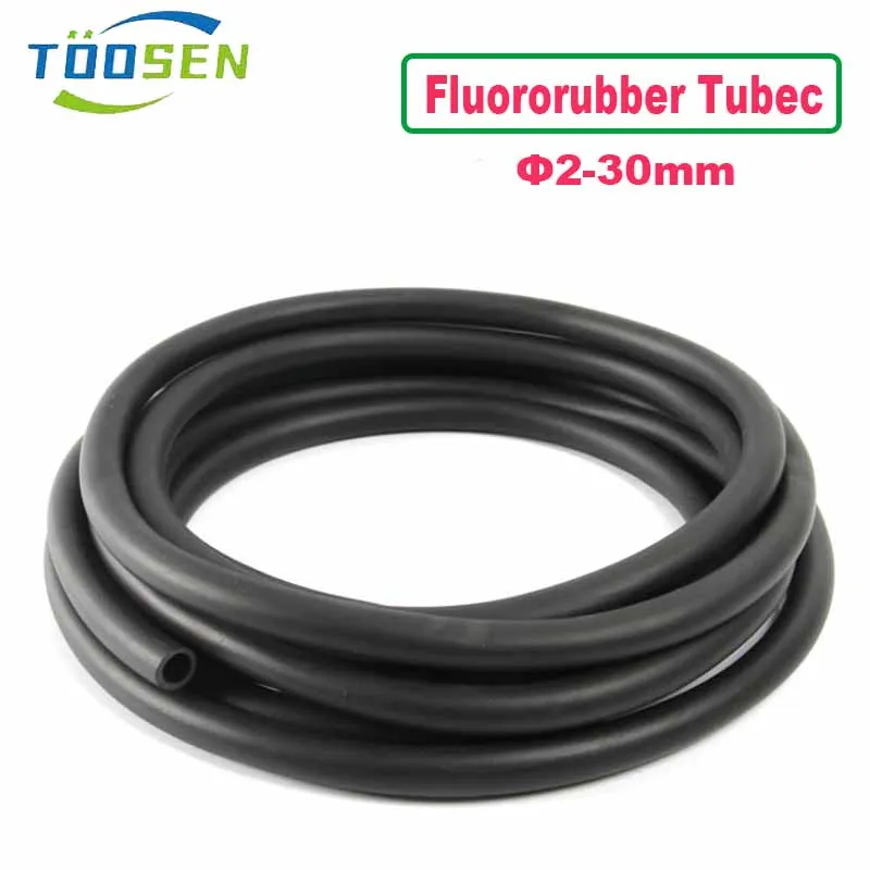 

Шланг фторрубельный черный, 1 м, стойкий к высоким температурам, устойчивый к коррозии, масляная труба с внутренним диаметром 2-20 мм, внешний диаметр 4-26 мм