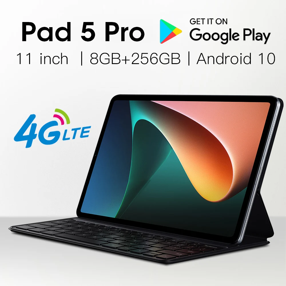 Планшетов World Pre mi ere, планшетов Mi Pad 5, 11 дюймов, 2K дисплей, ОЗУ 8 Гб ПЗУ 256 ГБ, планшет Android 10, 8800 мАч, MI Tablet 5 Pad