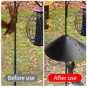 Baffle Weather Resistant Bird Feeder Guard Garden Decoration