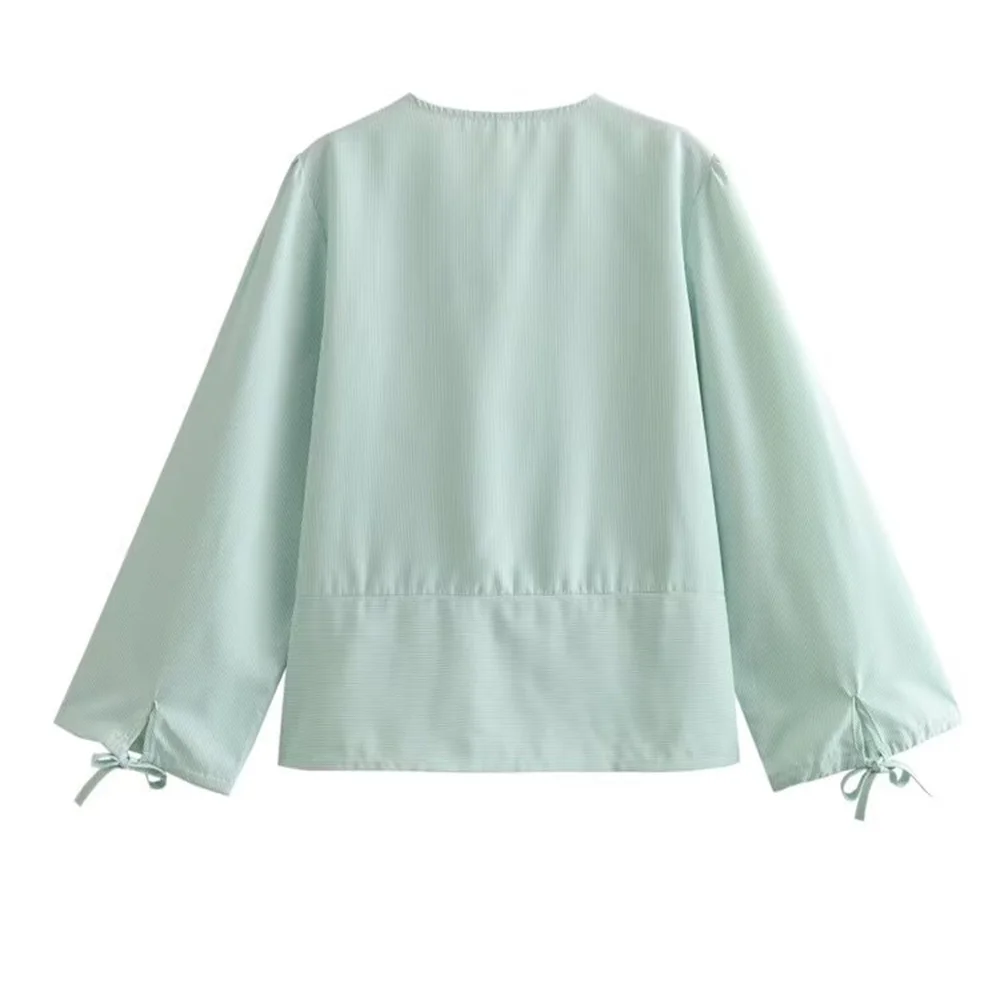 Женский модный новый уникальный и элегантный комплект из рубашки брюк в полоску